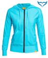 iQ UV 300 UV Kapuzen Jacke Damen Outdoor turquoise türkis M L XL XXL LSF Ladies
