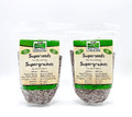 NOW REAL FOOD Samenmischung Leinsamen, Chia, Hanf  100% rein,  2 x 350g