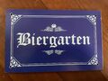 Biergarten Schild ca 19 x 12 cm