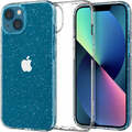 Schutzhülle Spigen Liquid Crystal Glitter für iPhone 13 Transparent