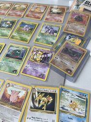 Ca. 230+ Pokemon Karten First edition, Gym Hero, Base set, Starterdeck 1999