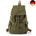 Rucksack, Herren Damen Vintage Rucksäcke Retro Schulrucksack Wanderrucksack 