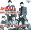The Animals - The House Of The Rising Sun 7in (VG/VG) .