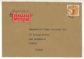 Schweden 1958 Auslandsbrief 1 Kr. Express n. Irland ex Shanahan SH3000030