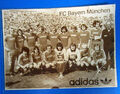 ⚽ Bayern München, Original Pressefoto Mannschaftsfoto,1974 G. Müller, F. Beckenb
