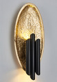 Adelaide Luxus Modern G9 Glühbirne Röhrenform Innenlampe Gold & Schwarz Wandleuchte