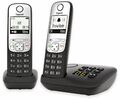 GIGASET DECT-Telefon A690A Duo, schwarz