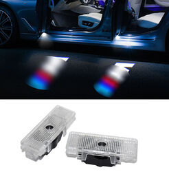 2 LED Beleuchtung Laser Projektor Transparent Türlicht für BMW E39 X5 E53 Z8 E52