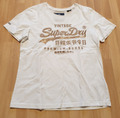 Superdry Damen Shirt mit Stickerei Baumwolle Gr.40-42 in gutem Zustand