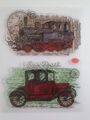 Stempel-Set Oldtimer Fahrzeuge Auto Lokomotive Viva Decor Clear Silikon