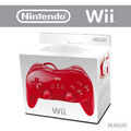 Classic & Pro GamePad Controller ORIGINAL Nintendo Wii schwarz, weiß, rot, gold