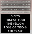 ERNEST TUBB - THE YELLOW ROSE OF TEXAS 5 CD`S - BCD 15688 EL VOL.1 -2-3-4-5