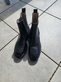 Walbusch, Ankle Boots, Glattleder, schwarz, Gr. 39, neu, nicht getragen