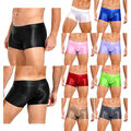 YiZYiF Herren Öl Glänzend Boxershorts Boxer Trunks Schwimmen Shorts Badeshorts