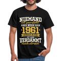 Perfekt 1961 63. Geburtstag Lustiger Spruch Männer T-Shirt