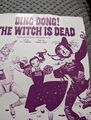 Seltener Ding Dong The Witch Is Dead The Wizard Of Oz Klaviergesang Noten 1967