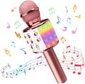 Bluetooth Karaoke Mikrofon mit Lautsprecher für KTV Kinder Mikrofonspielzeug DHL