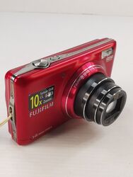 Fujifilm FinePix T350 14.0MP Compact Digital Camera Red Tested