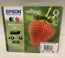 Orig. Epson T2986 T 29 C13T29864012 T2981-T2984 ( Expression Home  ) SET Erdbeer