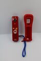 Original Nintendo Wii 2 in 1 Remote Motion Plus Inside Controller Mario Edition