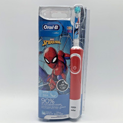 Oral-B Elektrische Kinderzahnbürste Kids Spiderman inkl. Sticker ab 3 Jahren