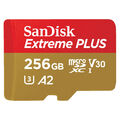 SANDISK Elite Extreme® PLUS UHS-I, Micro-SDXC Speicherkarte, 256 GB, 200 MB/s