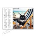 Katzenkalender + + Taschenkalender 2024  |  Cat Calendar 2024 [K26]