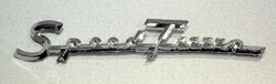 82-4523 Emblem Schriftzug  side panel script " Speed Twin " Triumph F4523