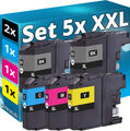 5x XL PATRONEN kompatibel BROTHER MFC-J680DW J5620DW J5625DW J5720DW DCP-J4120DW