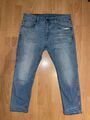 G-Star RAW Herren Jeans "3301 Slim" Größe (W34 L26) hell - Gebraucht