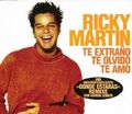 Ricky Martin CD Maxi Te Extrano, Te Olvido, Te Amo - Donde Estaras (Remixe) 1997