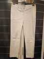 Damenhose Gr 34 Businesshose, Sommerhose cremeweiss, Baumwolle