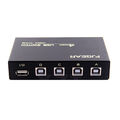 E06C USB Switch 4 In 1 Out Umschalter KVM USB Switchbox 4 PC auf einen USB Gerät