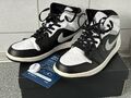 NIKE AIR JORDAN 1 MID WHITE SHADOW 554724-073 2020 US 11.5 EUR 45.5