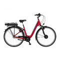 FISCHER City E-Bike CITA 1.0 rot Elektrofahrrad 28 Zoll RH 44 cm 317 Wh 36V