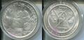 LIBERIA 1999 2000 - 1 Unze in Silber, stgl. - 20 Dollars - Y2K Millenium