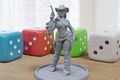Nancy C Sexy Pinup SFW/ NSFW 3D Printed Minifigures for Fantasy Miniature Tablet