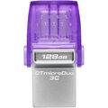 Kingston DataTraveler microDuo 3C 128 GB, USB-Stick, violett