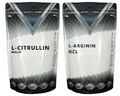 Arginin 500g + Citrullin 500g - Pulver Citrullin Malat l-citrullin l-arginin