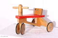 NIC Holzrad Dreirad Kinderrad Laufrad aus Holz 3Rad Kinderfahrrad Gummireifen