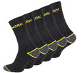 10 bis 50 Paar Arbeitssocken Socken WORK Socken Arbeit Schwarz Baumwolle