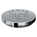 CR2450 Lithium-Batterie 3,0 Volt 560mAh ø24,7x5,0mm 3V Knopfzelle von VARTA