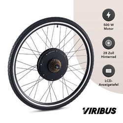 Viribus® 28' LCD Elektro-Fahrrad Kit Ebike Umbausatz Heckmotor e-bike Pedelec