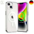 iPhone Clear Case Hülle mit MagSafe 15 14 13 12 Pro Plus Max Schutz Handy Magnet