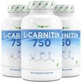 L-Carnitin 750 - 540 Kapseln (vegan) - 3000mg Tartrat / Tagesportion hochdosiert