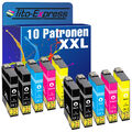 10 Patronen für Epson T0711-14 T1281-84 T1291-94 16XL 18XL 27XL 29XL 34XL 502XL