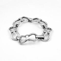 Armband Armbänder Bracelet in aus 925 er Silber Sterling 19 cm top