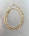 Top Qualität 4-4,5 mm japanische ""Goldene Morgendämmerung"" Akoya Gold Perle Halskette, 18K Verschluss