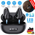 5.3 Bluetooth Wireless Ohrhörer Ohrclip Knochen Leitung Kopfhörer Sport Headset