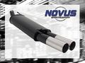 NOVUS Sportauspuff Gruppe N ESD 2x 76 mm RL-Design für VW Golf 3 + für VW Golf 4